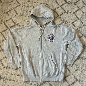 Van’s zip up hooded sweatshirt